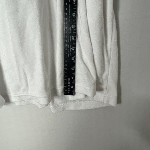 LRL Lauren Ralph Lauren Beach Cover Up Robe Dress medium blue White ladies - Picture 9 of 12